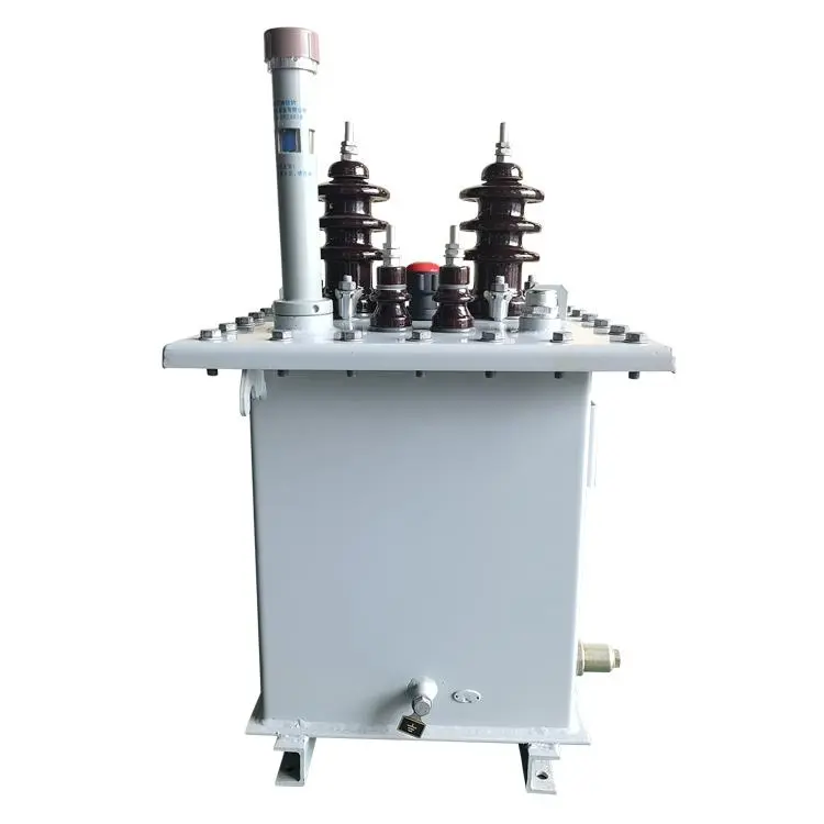 Trasformatore step down monofase montato su palo da 37,5 kva